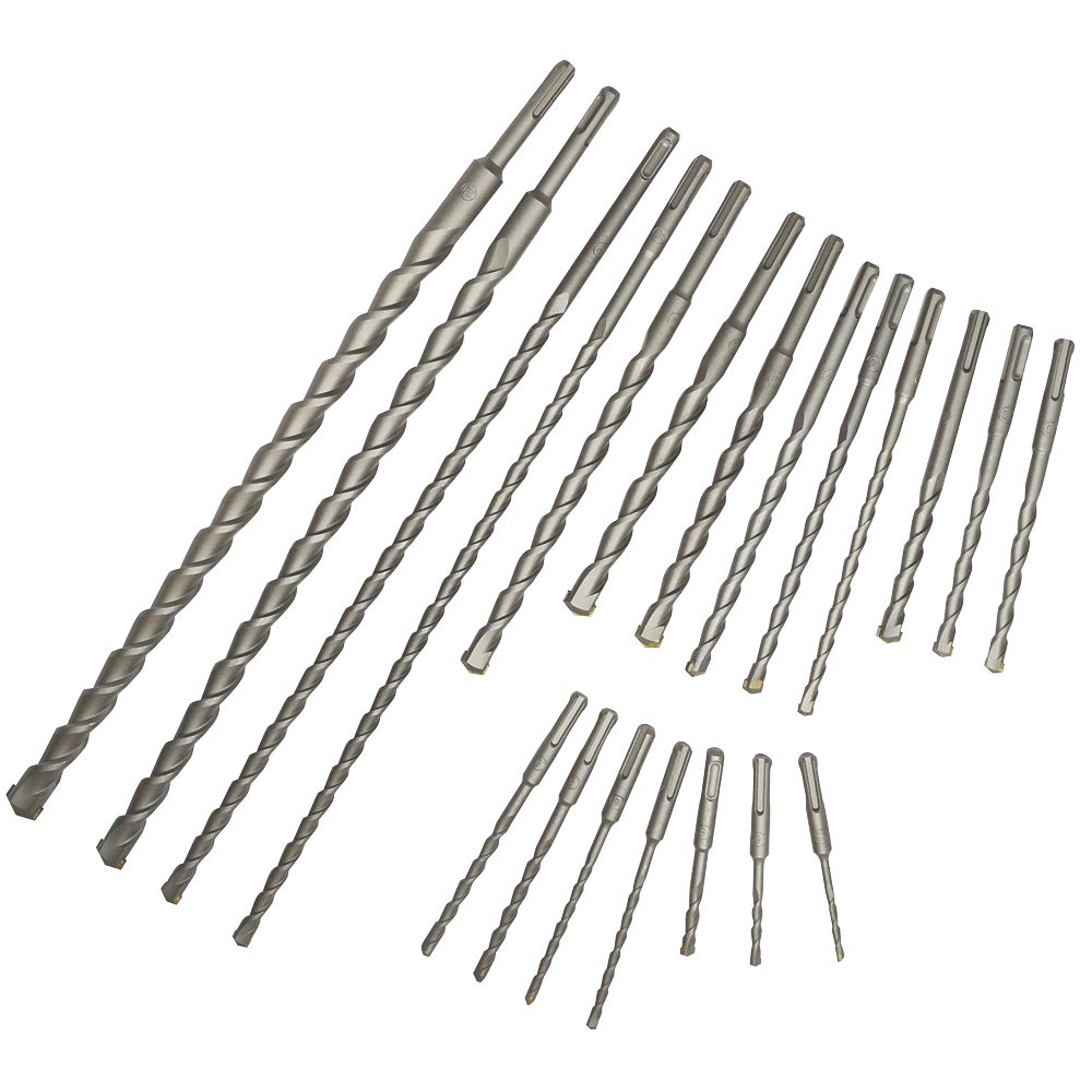 SDS Plus Shank Masonry Drill Bit Set 20 Pcs Reviews