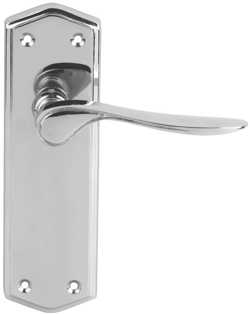 Smith & Locke Kilve Latch LoB Latch Door Handles Pair Polished Chrome Reviews