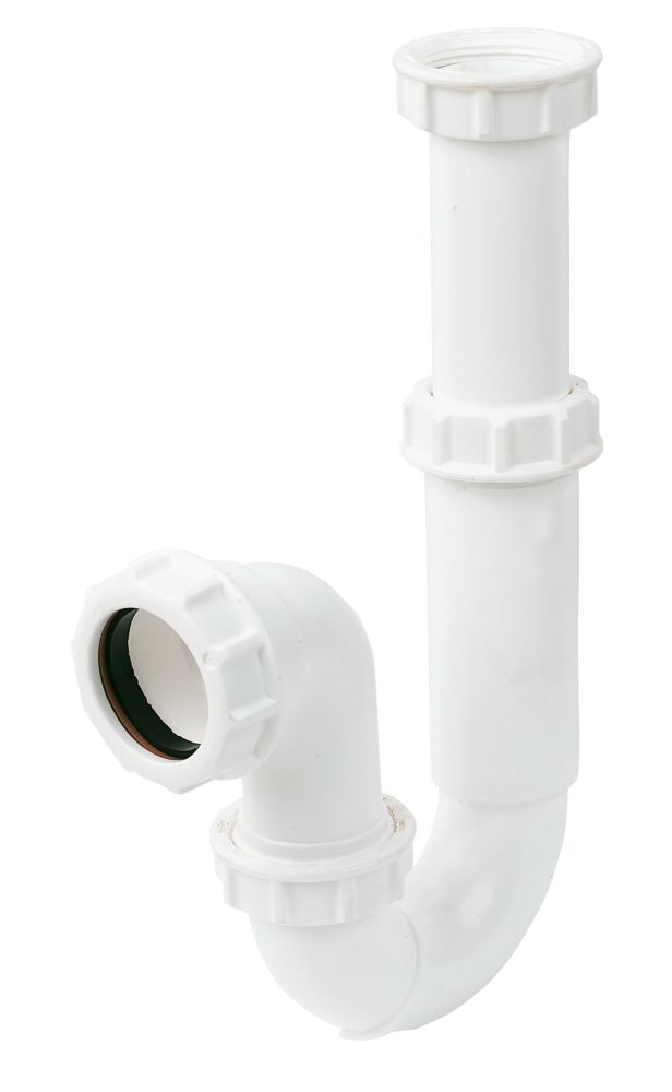 Floplast Telescopic P Trap White 40mm