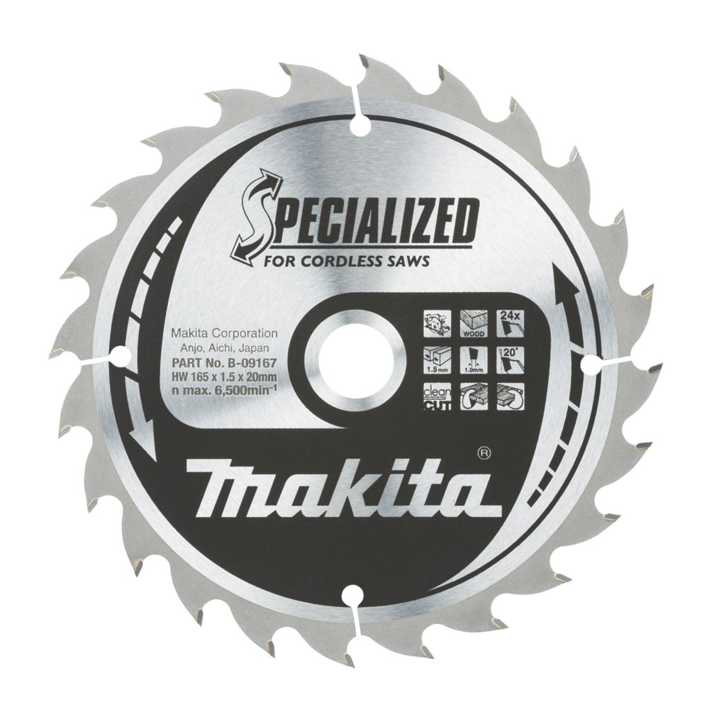 Makita TCT Circular Saw Blade 165 x 20mm 24T Reviews