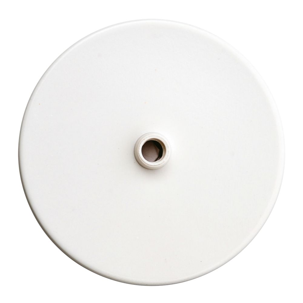 British General Ceiling Rose White 3 Switches Sockets