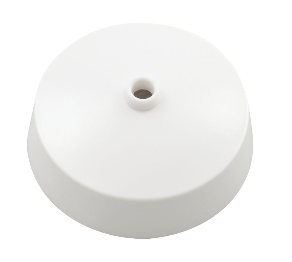 British General Ceiling Rose White 3 Switches Sockets