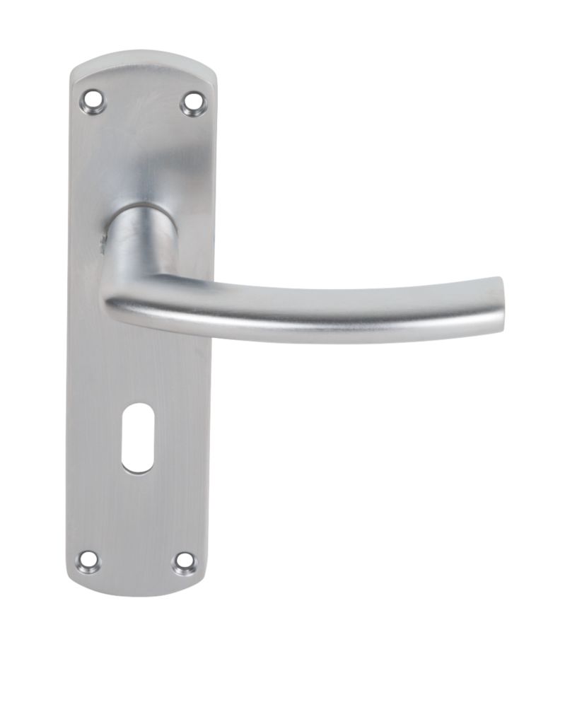 Smith & Locke Dos Fire Rated LoB Lock Door Handles Pair Satin Chrome Reviews