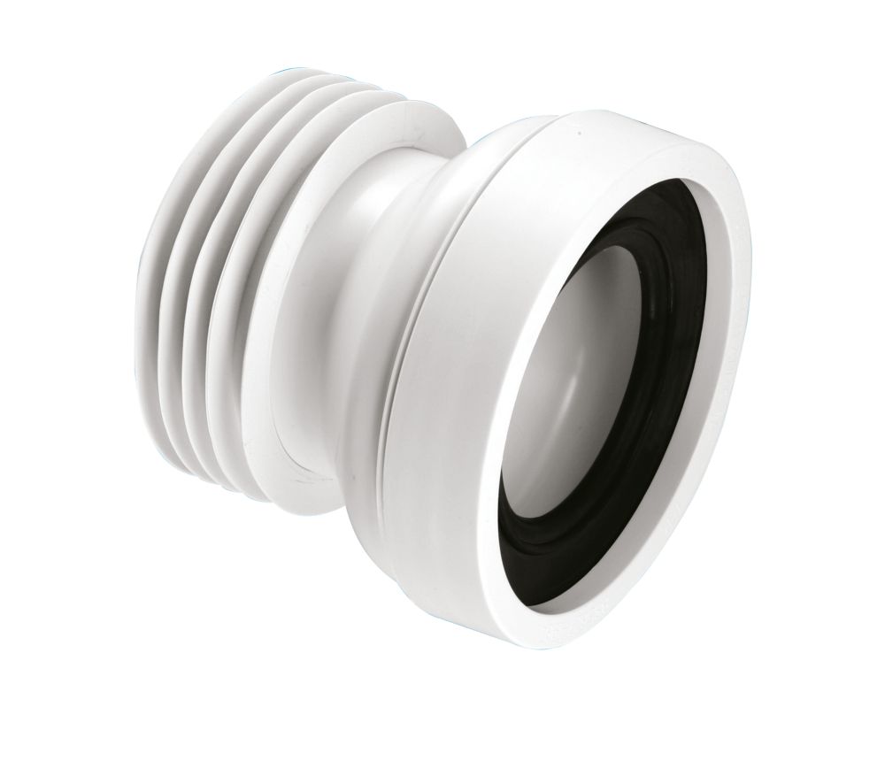 McAlpine WC-CON1 Straigt Rigid WC Pan Connector White 110mm Reviews