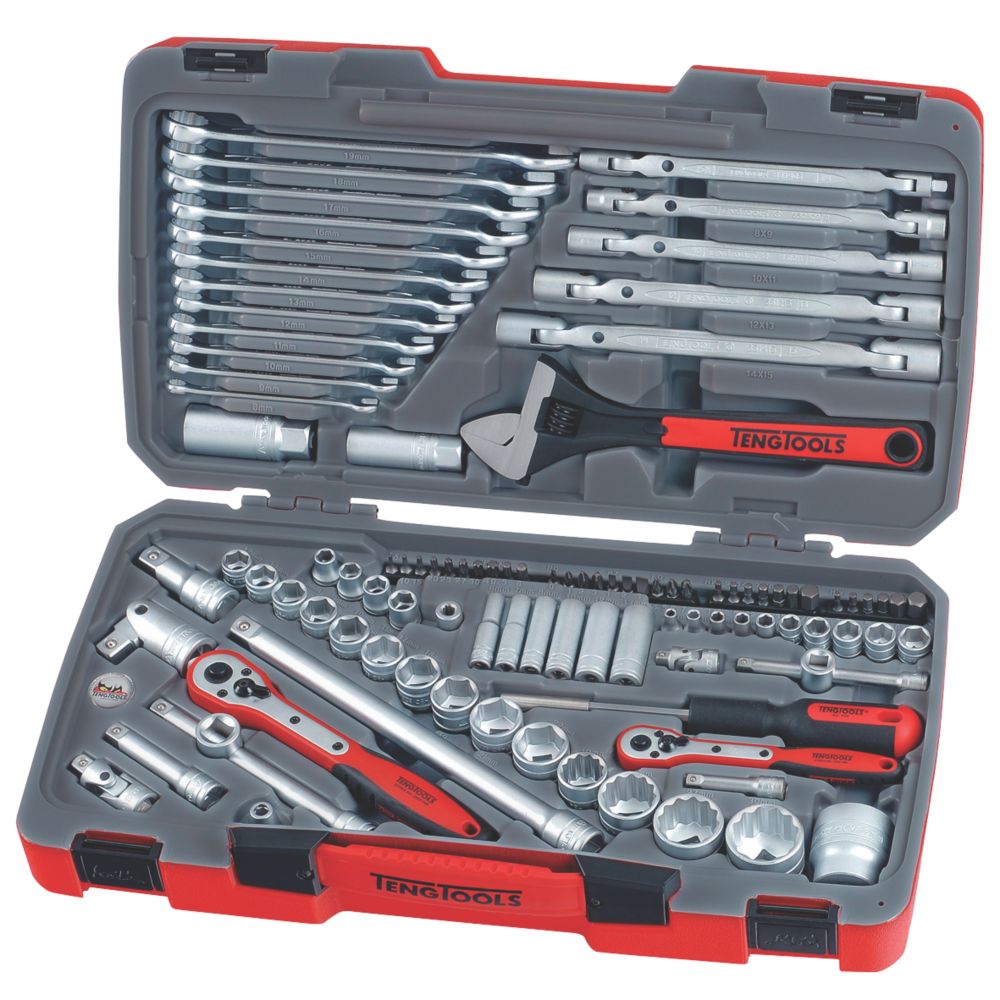 Teng Tools Mixed Drive Socket & Tool Set 106 Pieces Reviews