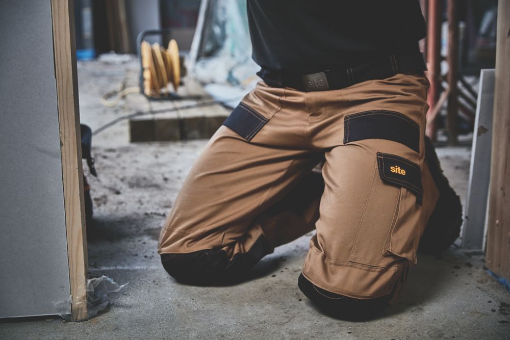 Site Pointer Work Trousers Stone / Black 34