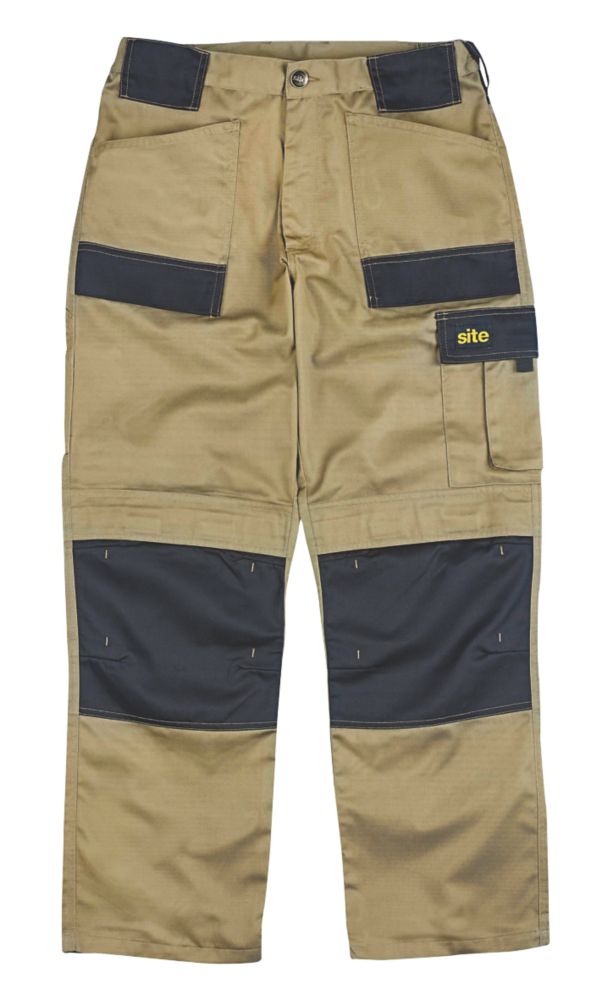 Site Pointer Work Trousers Stone / Black 34