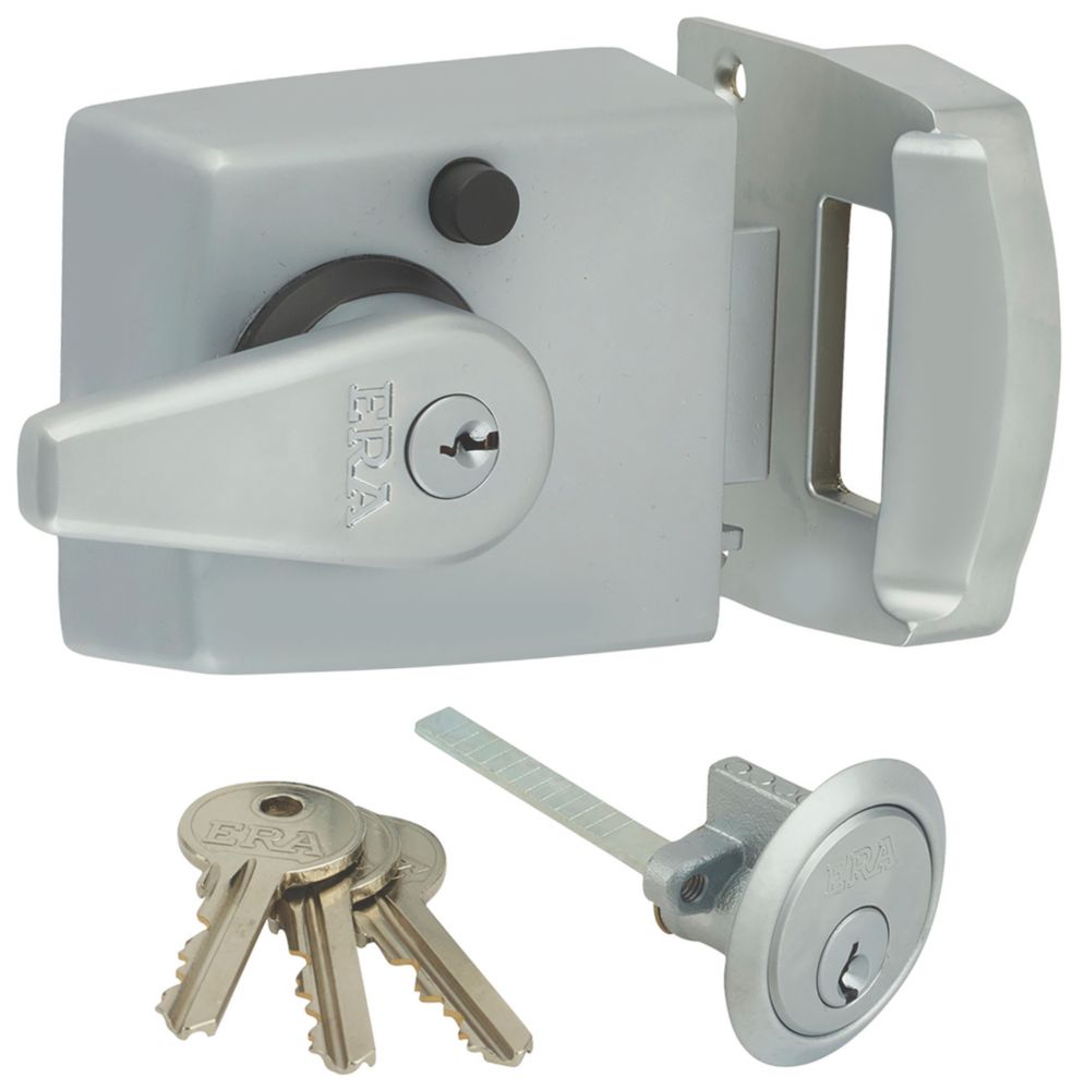 ERA 193-35-1 Double Locking Night Latch Satin Chrome 60mm Backset Reviews