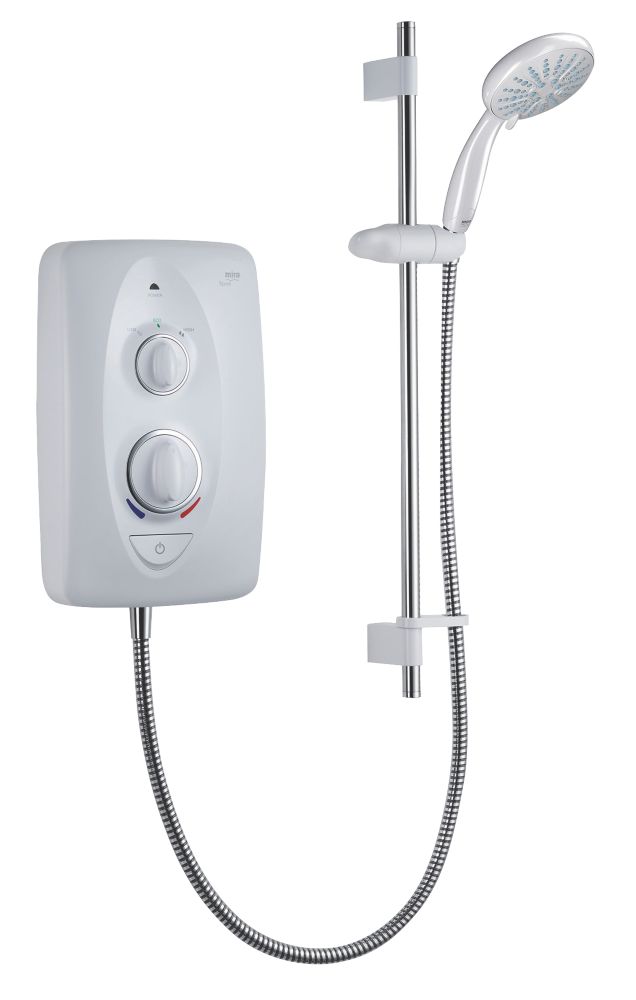 Mira Sprint Multi Fit White 9 5kw Electric Shower Showers Screwfix Com