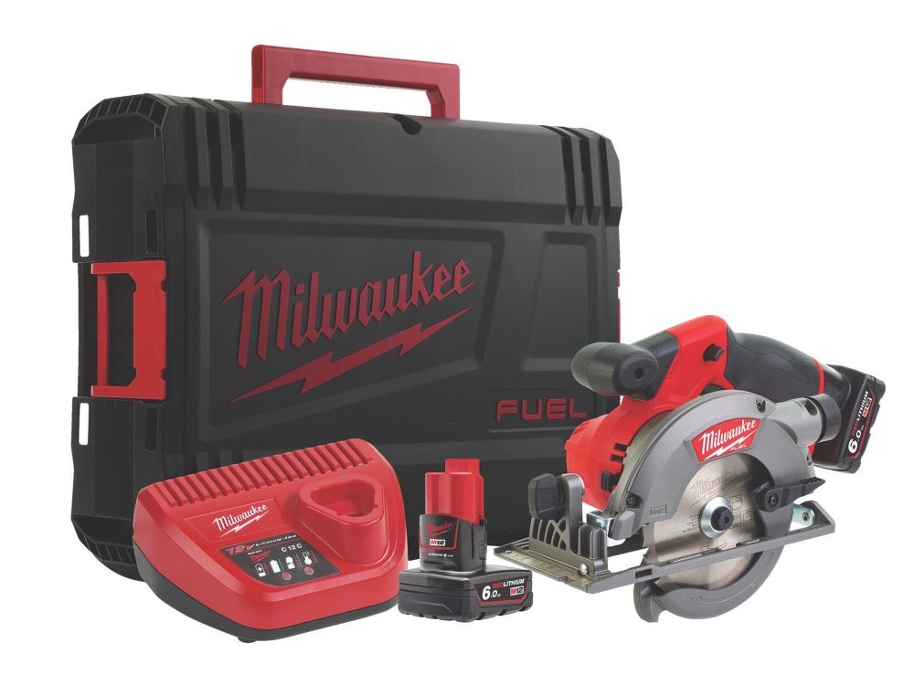 MILWAUKEE M12 CCS44-602X NHIÊN LIỆU 140MM 12V 6.0AH LI-ION REDLITHIUM SAWLESS CORDLESS CORDLESS SAW ( 292HF )