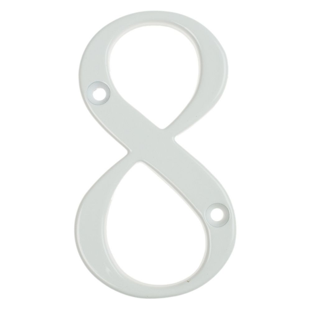 Fab & Fix Door Numeral 8 White 80mm Reviews