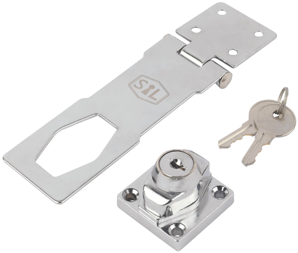 Smith & Locke Locking Hasp & Staple Chrome 115mm Reviews