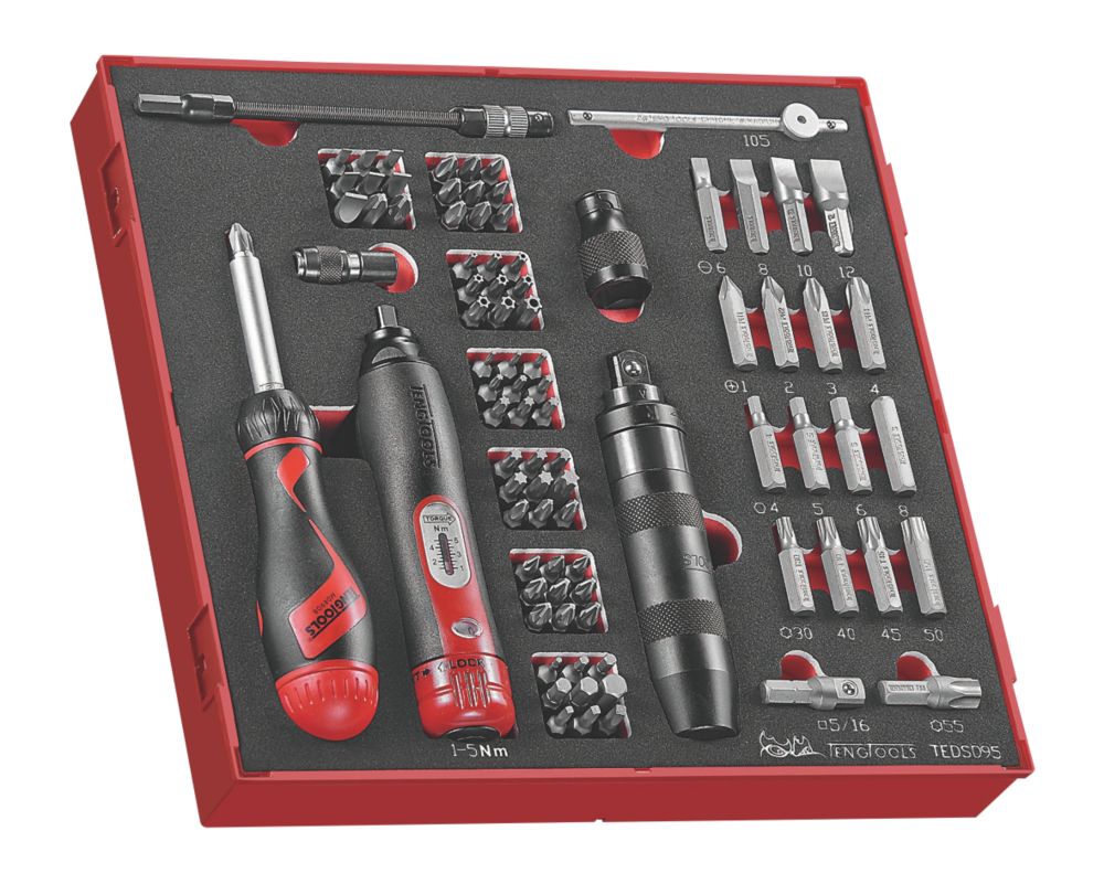 Teng Tools EVA Torque & Impact Screwdriver Set 95 Pieces