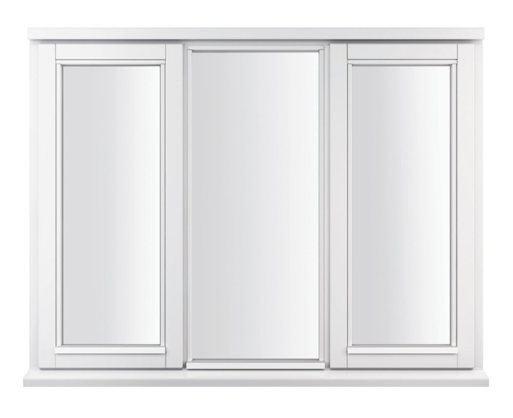 Jeld Wen Double Glazed White Painted Timber Window 1765 X 1045mm
