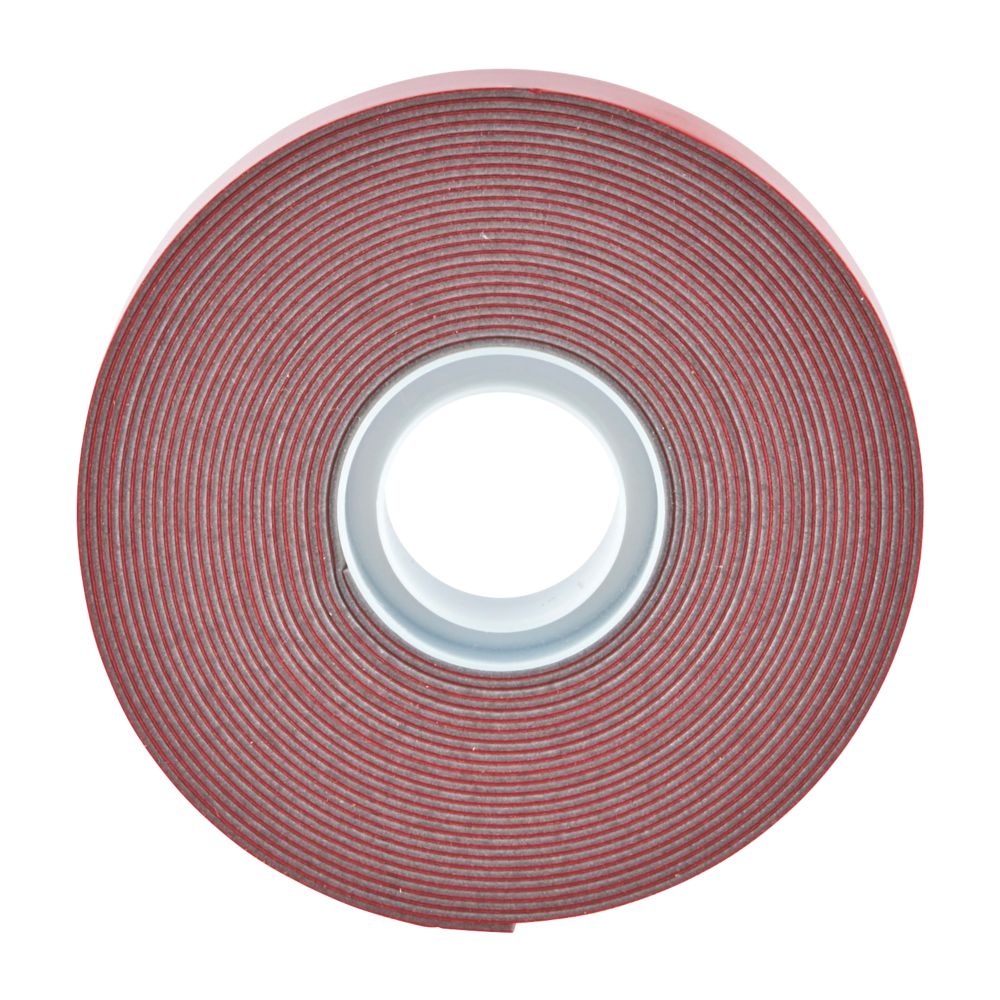 Scotch Vhb Permanent Double Sided External Mounting Tape Grey 5m X 19mm Building Tape Screwfix Com