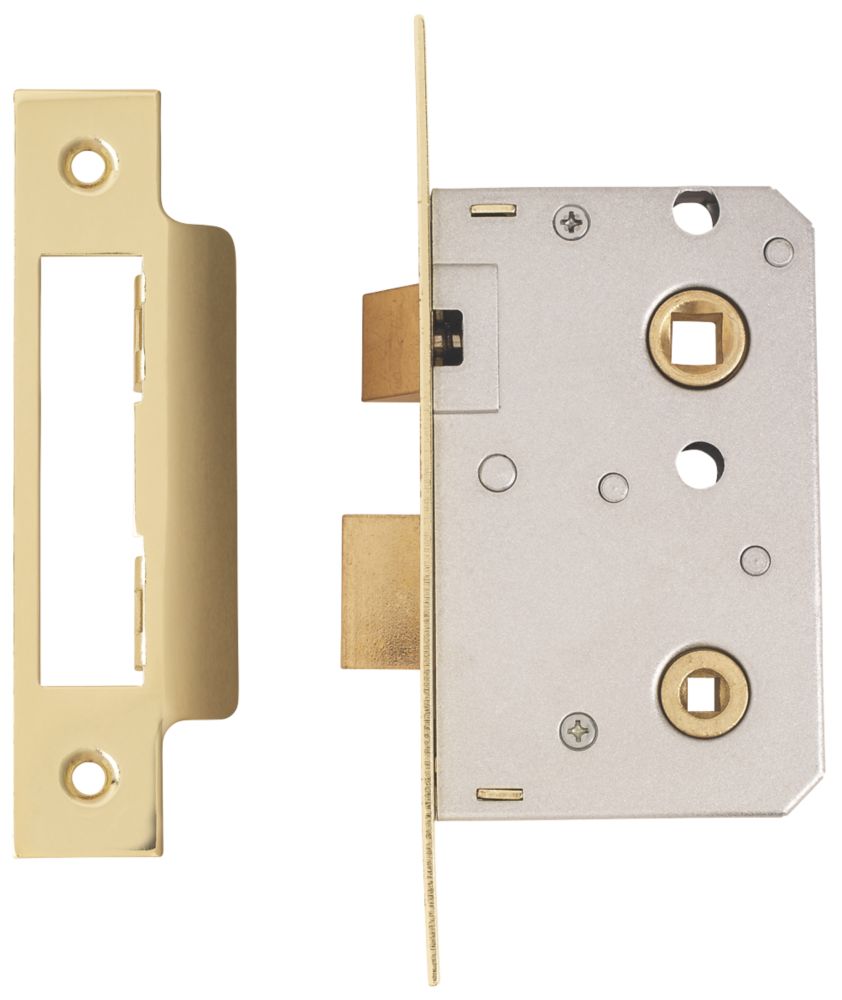 ERA Brass Bathroom Lock 64mm Case - 44mm Backset Reviews