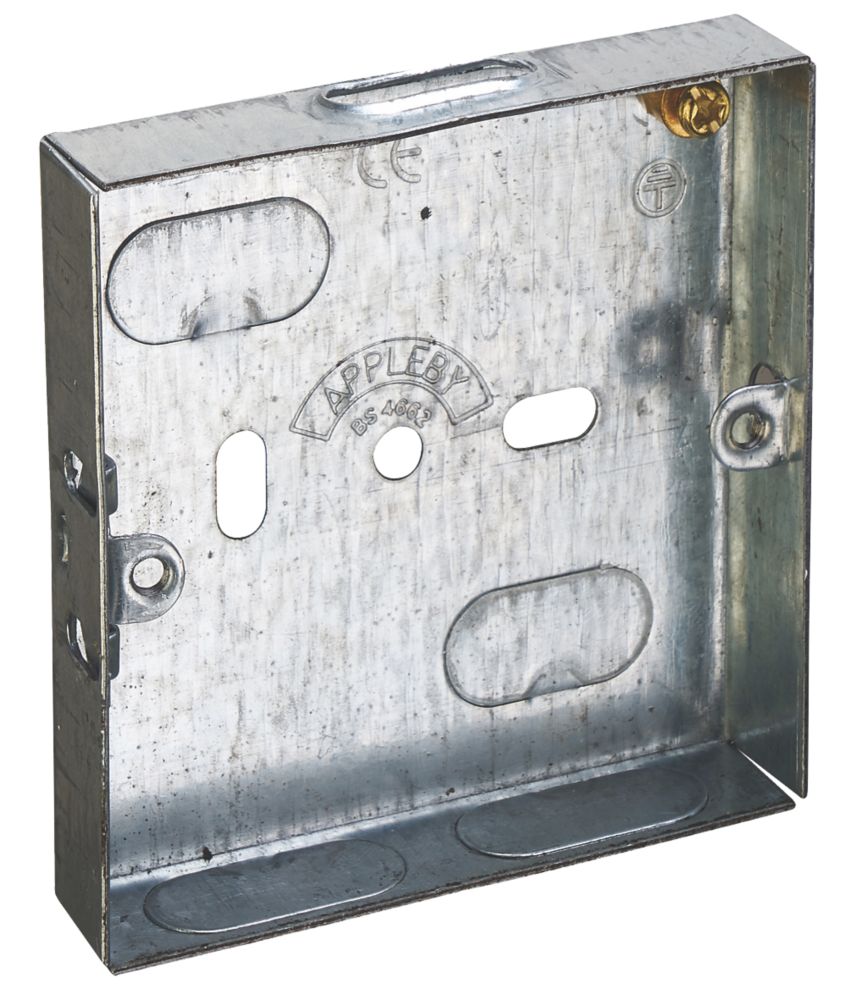 Appleby Galvanised Steel Knockout Box 1G 16mm