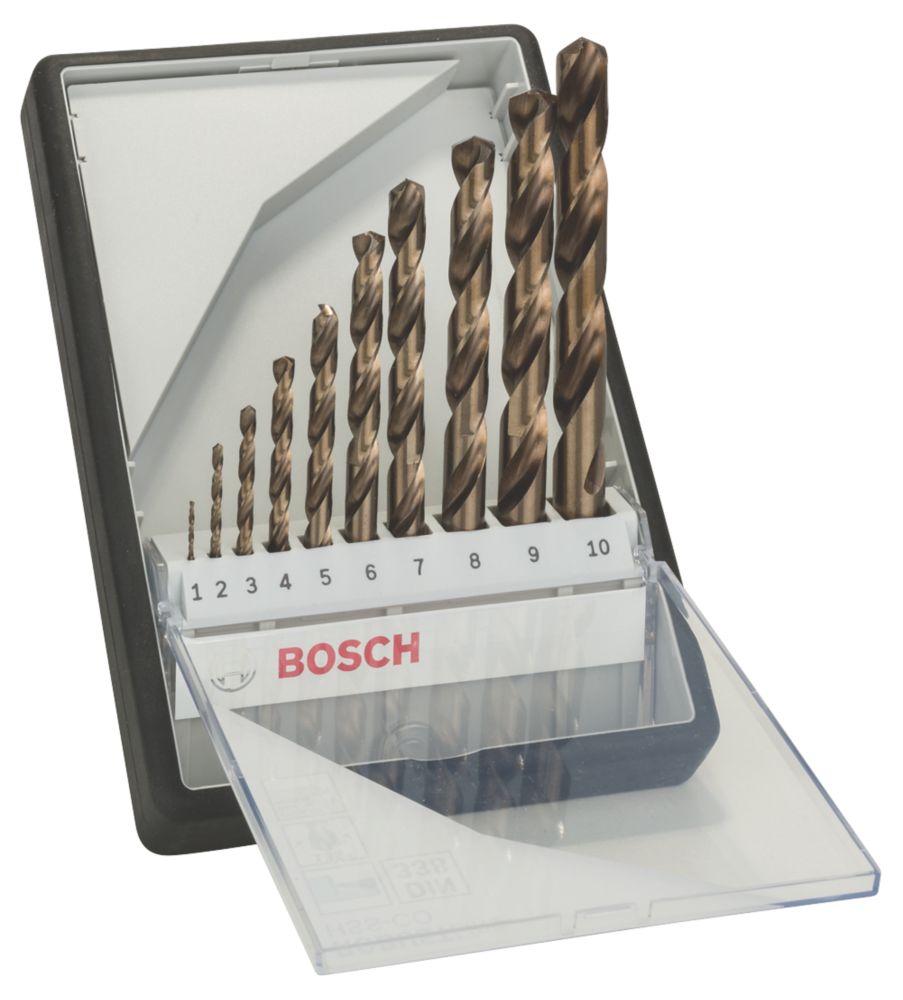 Bosch Straight Shank X-Pro HSS Drill Bits 10 Piece Set Reviews