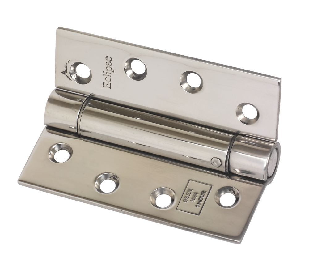 Eclipse Adjustable Self Closing Hinges Fire Rated 102 X 76mm 2 Pack