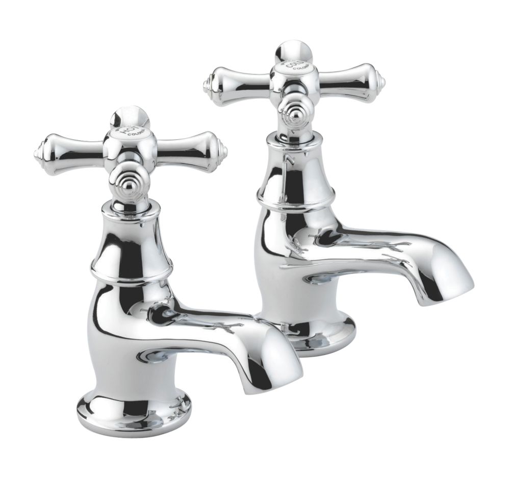 Bristan Colonial Bathroom Basin Taps Pair