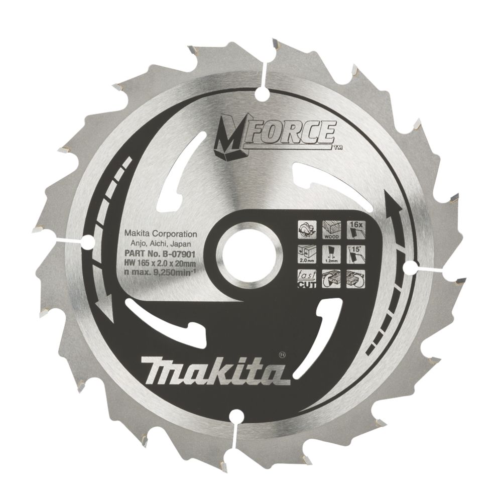 Makita TCT Mitre Saw Blade 165 x 20mm 16T Reviews