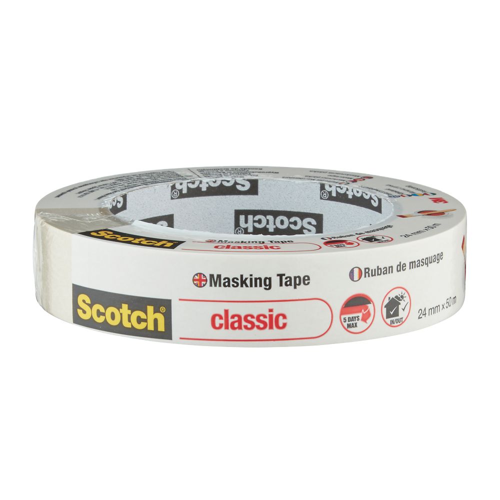 Scotch All Purpose Masking Tape 50m x 24mm