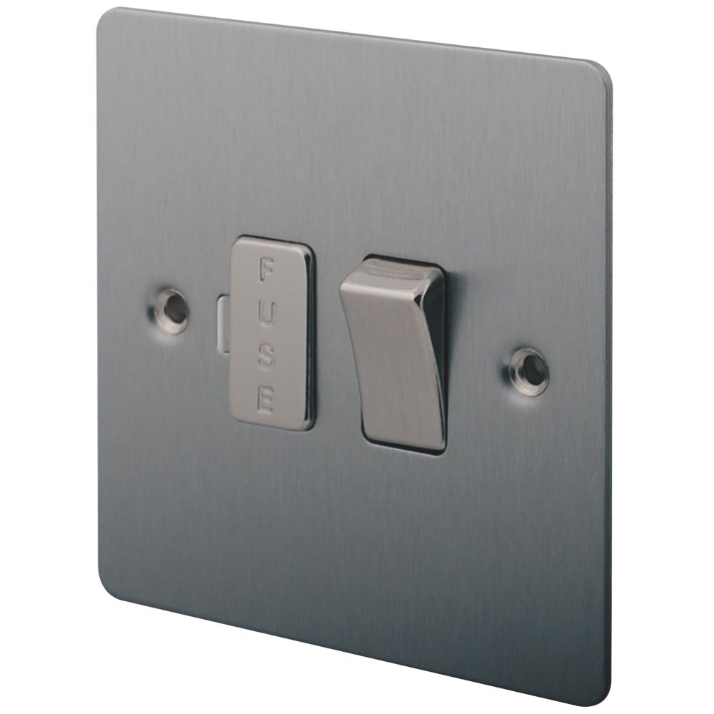 LAP 13A Switched Fused Spur Brushed Stainless Steel with Colour-Matched Inserts Reviews