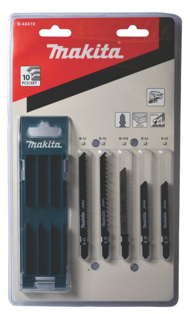 Makita Jigsaw Blade Set 10 Pieces