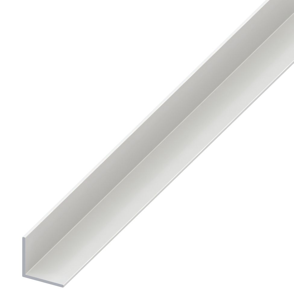 Alfer White PVC Equal Angle 2000 x 30 x 30mm Reviews