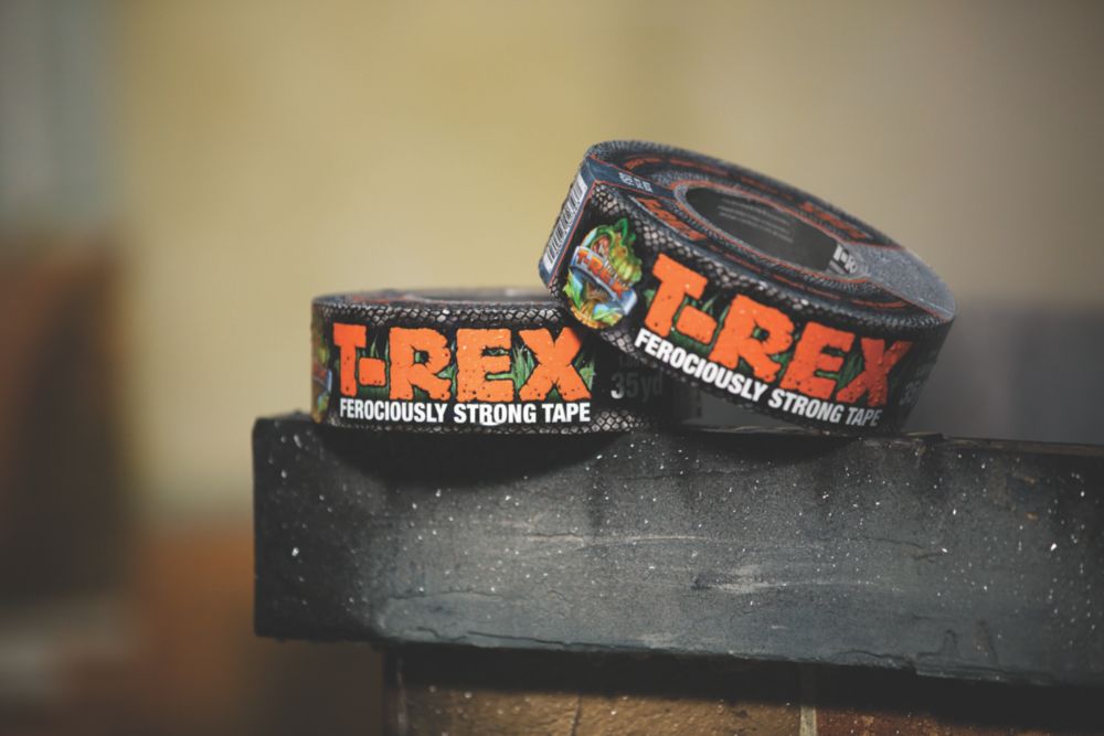 T-Rex Ferociously Strong Cloth Tape Mesh Graphite Grey 32m x 48mm