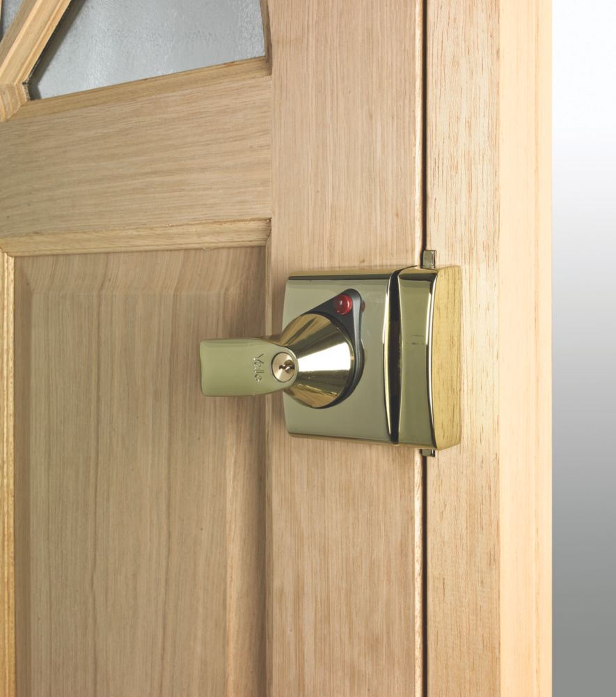 Yale BS Night Latch Brass 40mm