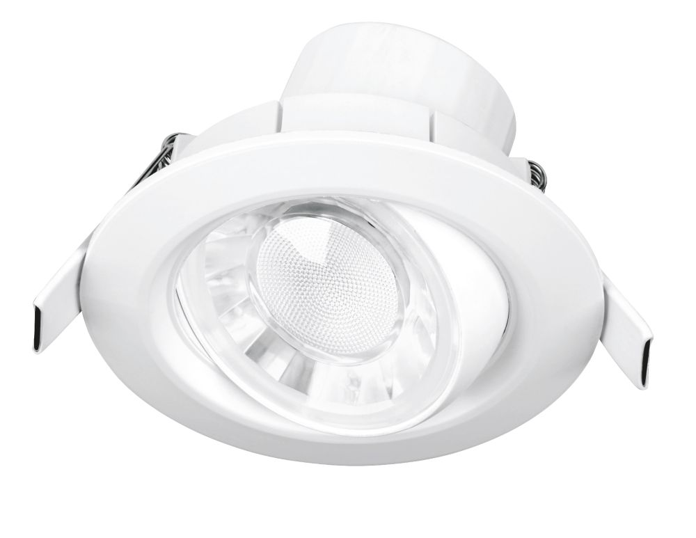 Enlite Spryte Adjustable LED Downlight White 550lm 8W 220-240V Reviews