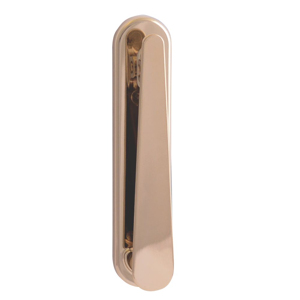 Fab Fix Comtempory Door Knocker Polished Gold 32 X 150mm Door