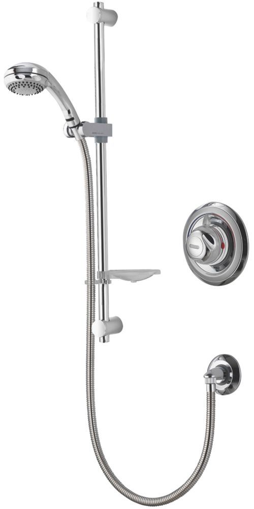 Moretti Acqua Thermostatic Mixer Shower Fixed Flexible Exposed Chrome.Aqualisa Aquavalve Rear Fed Concealed Chrome Thermostatic Mixer Shower Showers Screwfix Com