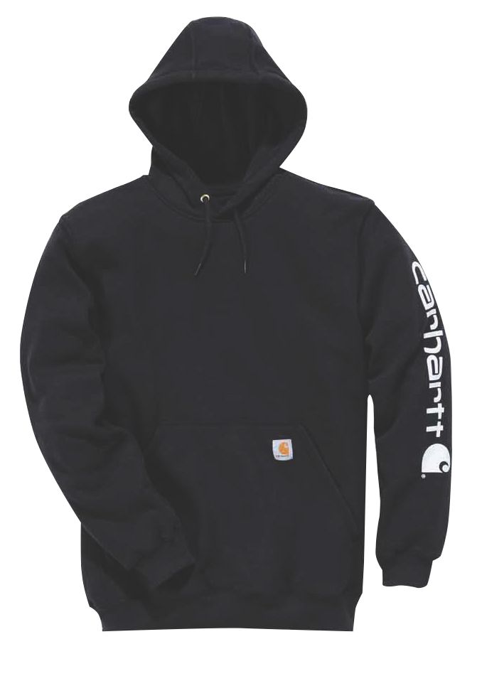 Carhartt K288 Hooded Sweatshirt Black X Large 48