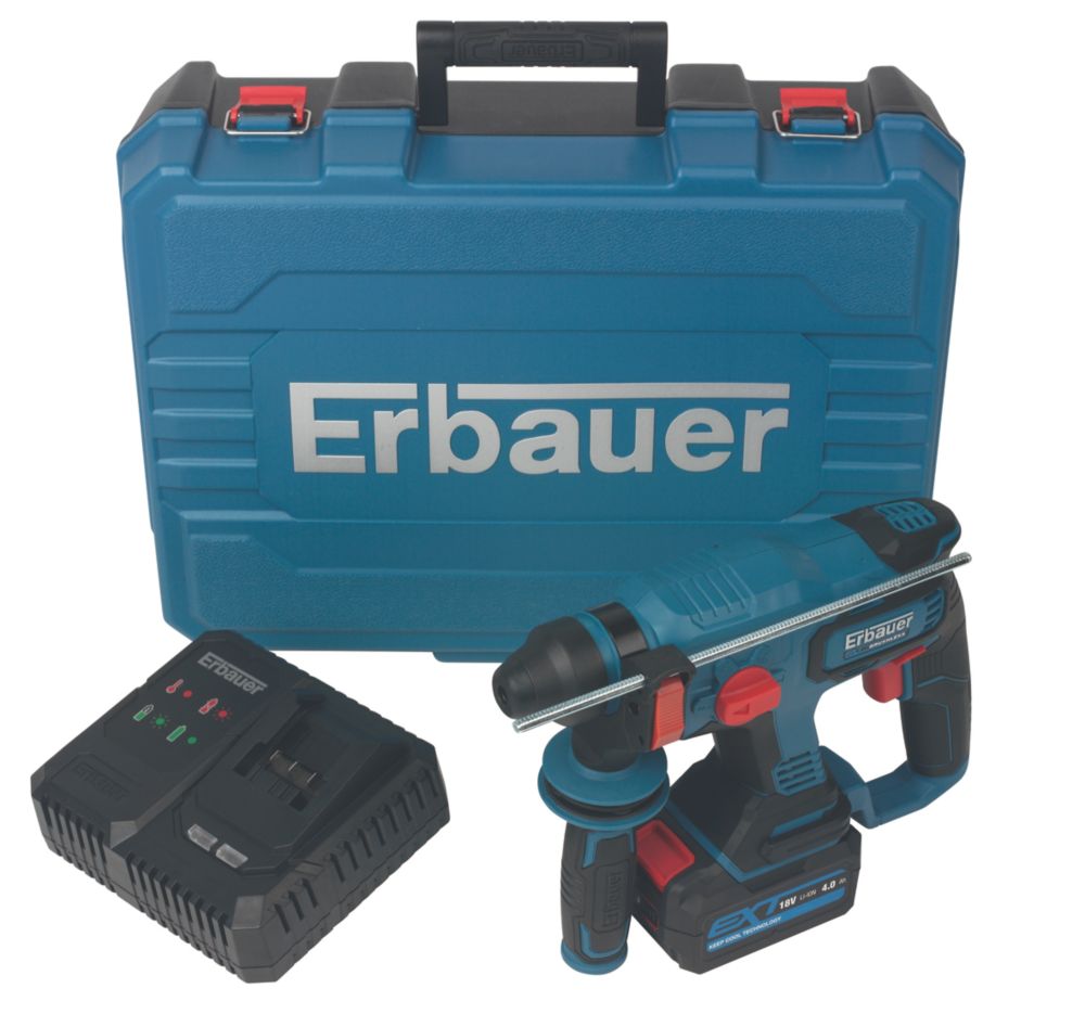 Erbauer ERH18-Li 2.7kg 18V 4.0Ah Li-Ion EXT Brushless Cordless SDS Plus Drill Reviews