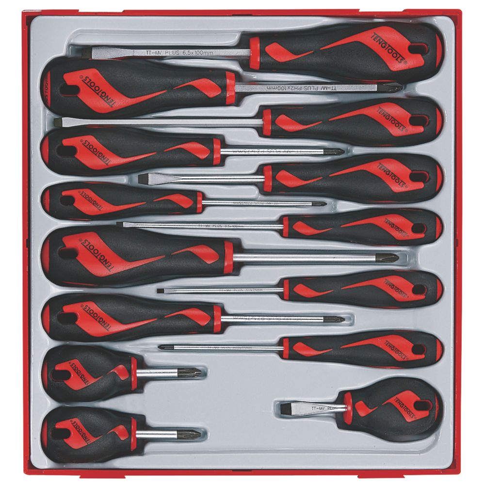 Teng Tools TTD914N Mixed Screwdriver Set 14 Pieces Reviews