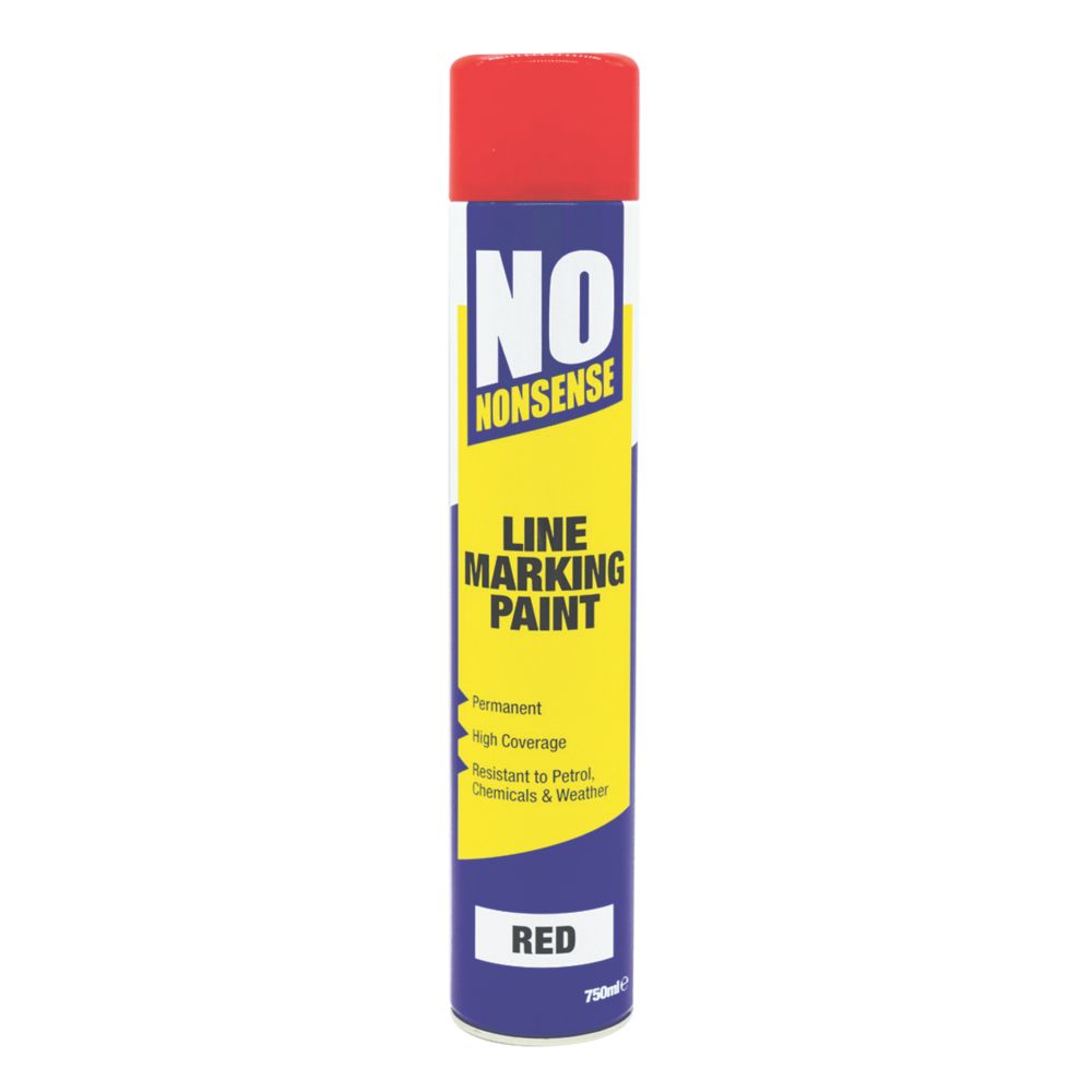 No Nonsense Line Marking Paint Red 750ml Reviews