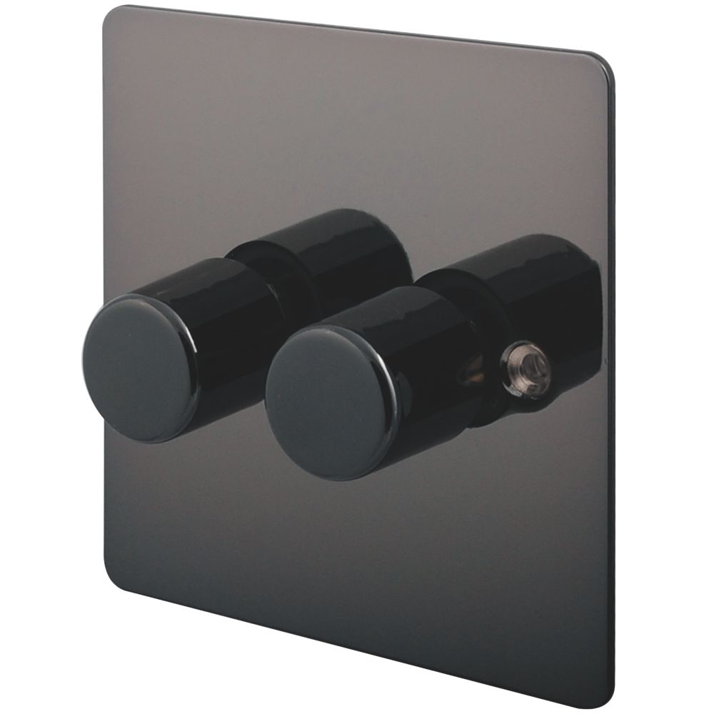 LAP 2-Gang 2-Way LED Dimmer Switch Black Nickel Reviews