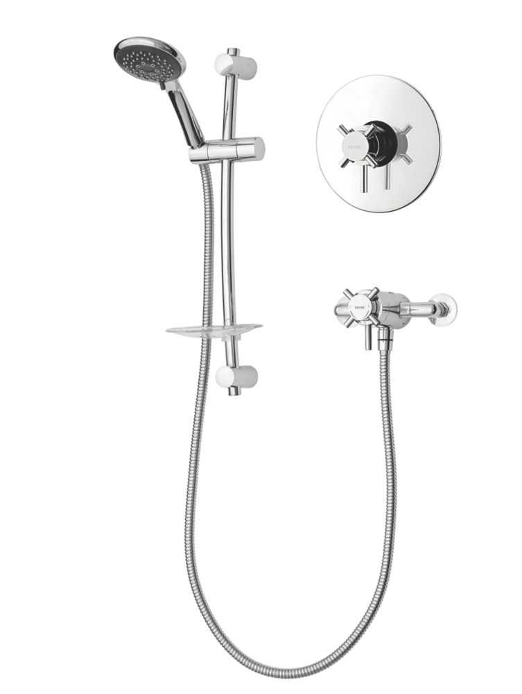 Triton Vitino Mini Rear-Fed Concealed/Exposed Chrome Thermostatic Mixer Shower Reviews