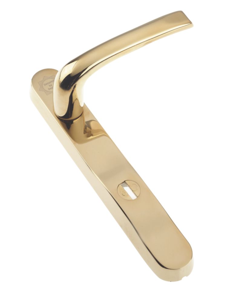 Mila ProSecure Enhanced Security Type A Door Handle Pack Gold