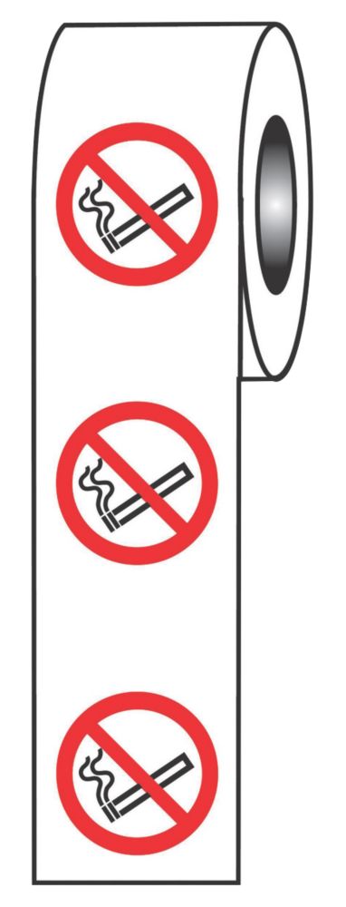 No Smoking Symbol Adhesive Labels 40 x 40mm Reviews