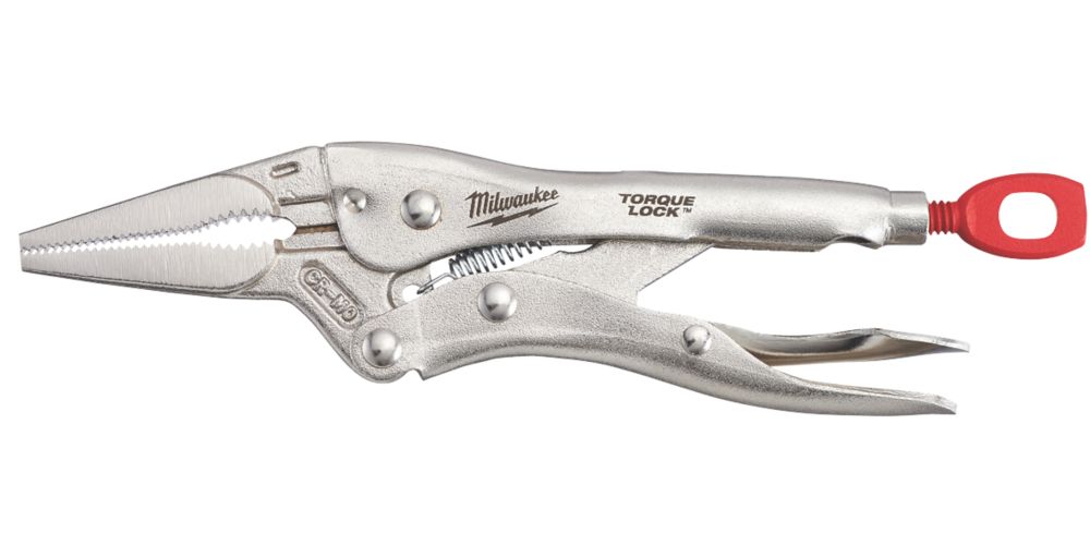 Milwaukee Flat Long Nose Locking Pliers 6