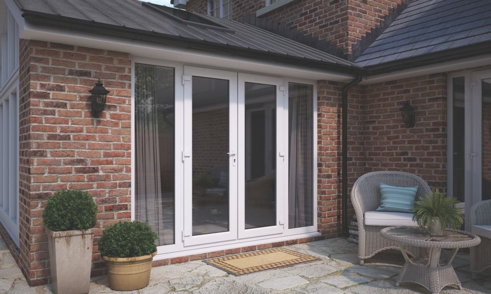 Att Fabrications Ltd Upvc French Doors Sidelights White 2690 X