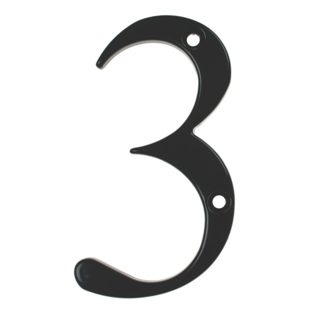 Fab & Fix Door Numeral 3 Black 80mm Reviews