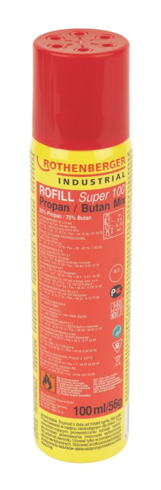 Explosive mixture butane