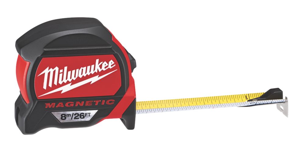 Milwaukee 48227225 8m Magnetic Tape Measure