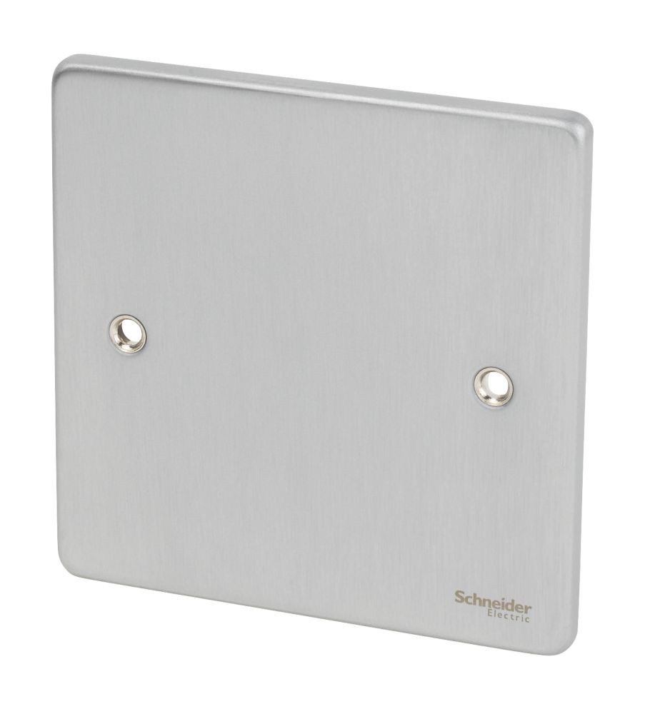 Schneider Electric Ultimate Low Profile 1-Gang Blanking Plate Brushed Chrome Reviews