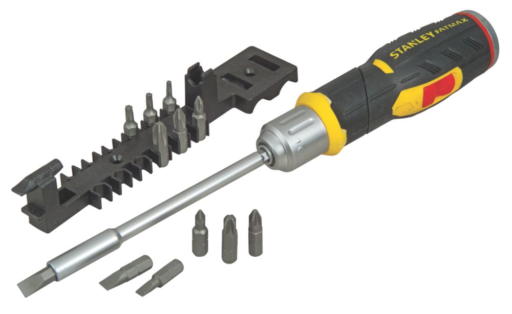 Stanley FatMax Ratchet Multi-Bit Screwdriver Bit Set 13 Pcs Reviews