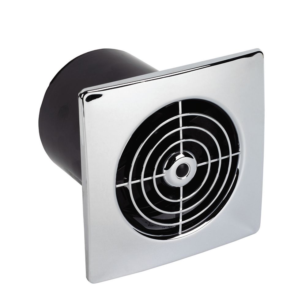 Manrose LP100SS 15W Bathroom Extractor Fan Chrome 240V Reviews